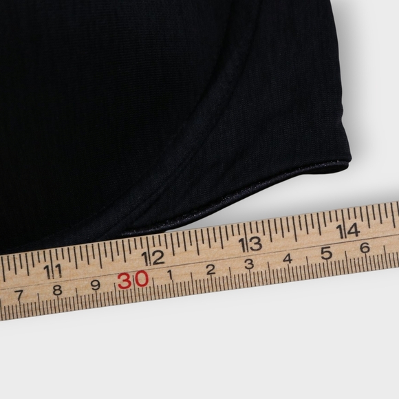 Vanity Fair Beauty Back Bra 38D Underwire Black Satin Padded Front Closure - Picture 3 of 7